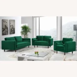 Other Sofa In Green Velvet W/ Roll-Style Pillows -Home Furnishings Store 1500 1500 frame 0 3321