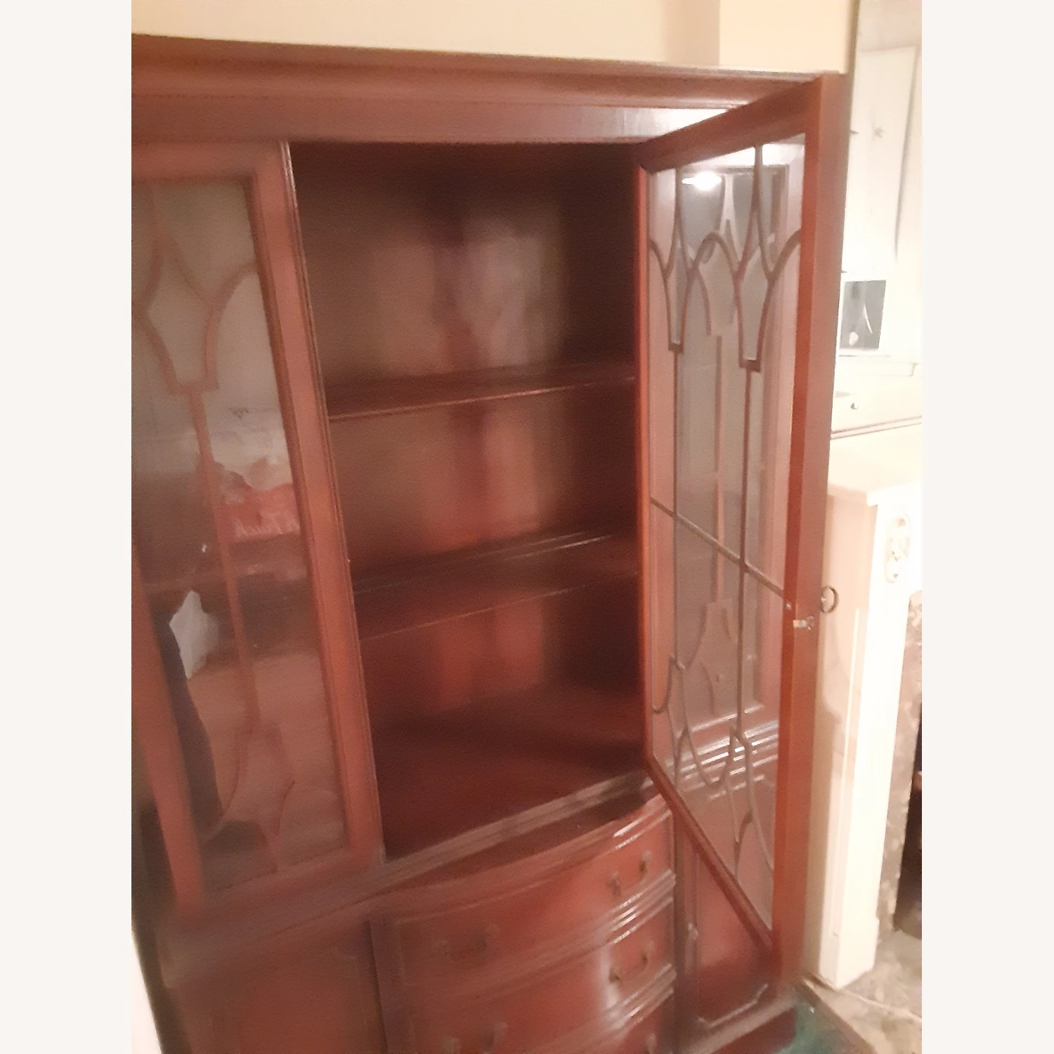 Vintage China Cabinet 7 Vintage China Cabinet - Image 5