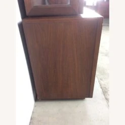 Mid Century Modern 2 Piece China Cabinet