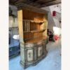 Raymour & Flanigan Natural Oak Wood Storage Hutch