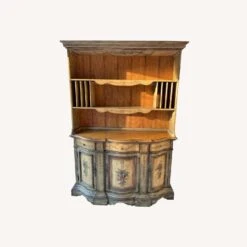 Raymour & Flanigan Natural Oak Wood Storage Hutch -Home Furnishings Store 1500 1500 frame 0 3573