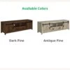 Other 79" TV Console In Antique Pine With Sliding Doors -Home Furnishings Store 1500 1500 frame 0 3664