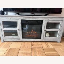 Other 58" Farmhouse TV Stand Fireplace Light Gray -Home Furnishings Store 1500 1500 frame 0 3707
