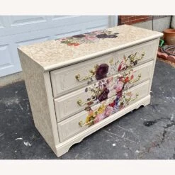 Floral Painted Vintage 3 Drawer Dresser -Home Furnishings Store 1500 1500 frame 0 3909