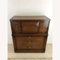 Mid Century Highboy Dresser With Beveled Detail -Home Furnishings Store 1500 1500 frame 0 4095