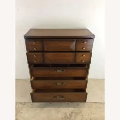 Mid Century Highboy Dresser With Beveled Detail -Home Furnishings Store 1500 1500 frame 0 4097