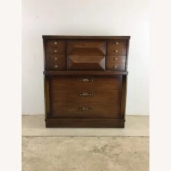Mid Century Highboy Dresser With Beveled Detail -Home Furnishings Store 1500 1500 frame 0 4100