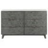 Other 6-Drawer Dresser In White Marble Top & Grey Wood 2 Other 6-Drawer Dresser In White Marble Top & Grey Wood -Home Furnishings Store 1500 1500 frame 0 4172