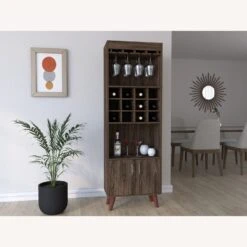Other Bull Bar Cabinet, Twelve Wine Cubbies -Dark Walnut 11 Other Bull Bar Cabinet, Twelve Wine Cubbies -Dark Walnut -Home Furnishings Store 1500 1500 frame 0 4226