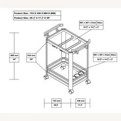 Other Serving Cart In Clear Acrylic & Chrome Finish -Home Furnishings Store 1500 1500 frame 0 4247
