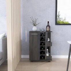 Other Wells Bar Cart,Four Casters - Espresso -Home Furnishings Store 1500 1500 frame 0 4252