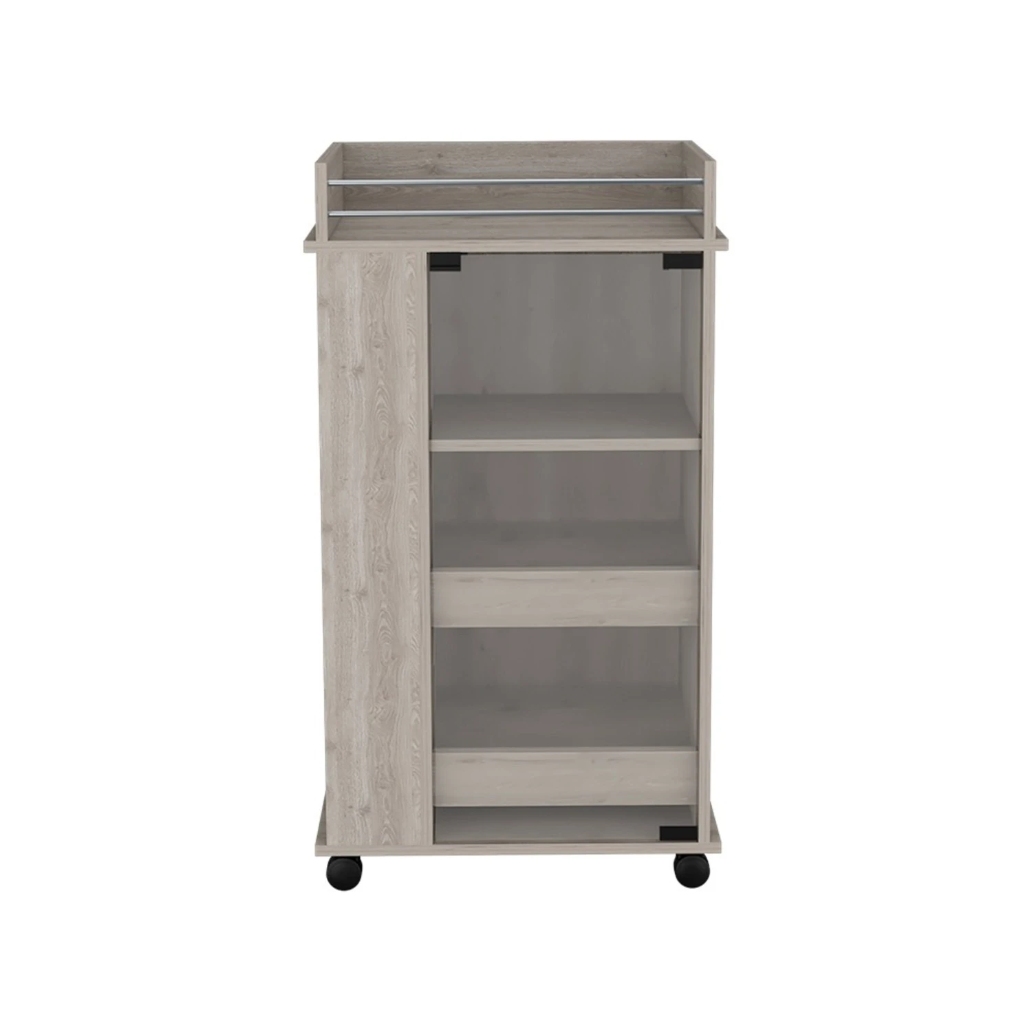 Other Beaver Bar Cart, Living Room -Light Gray 4 Other Beaver Bar Cart, Living Room -Light Gray - Image 2