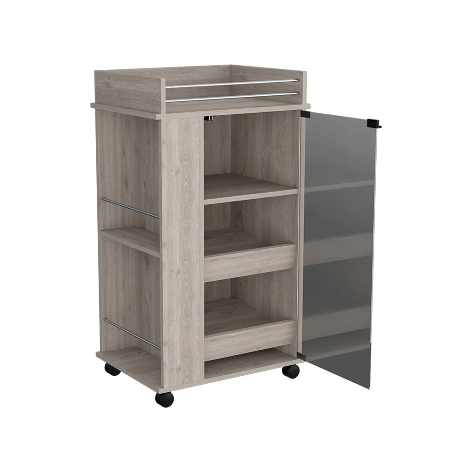 Other Beaver Bar Cart, Living Room -Light Gray 9 Other Beaver Bar Cart, Living Room -Light Gray - Image 7