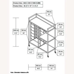 Other Serving Cart In Chrome Finish W/ Glass Shelves -Home Furnishings Store 1500 1500 frame 0 4263