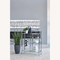 Other Serving Cart In Chrome Finish W/ Glass Shelves -Home Furnishings Store 1500 1500 frame 0 4264