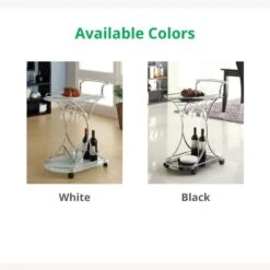 Other Modern Serving Cart In Steel Frame & Frosted Glass Shelves -Home Furnishings Store 1500 1500 frame 0 4312