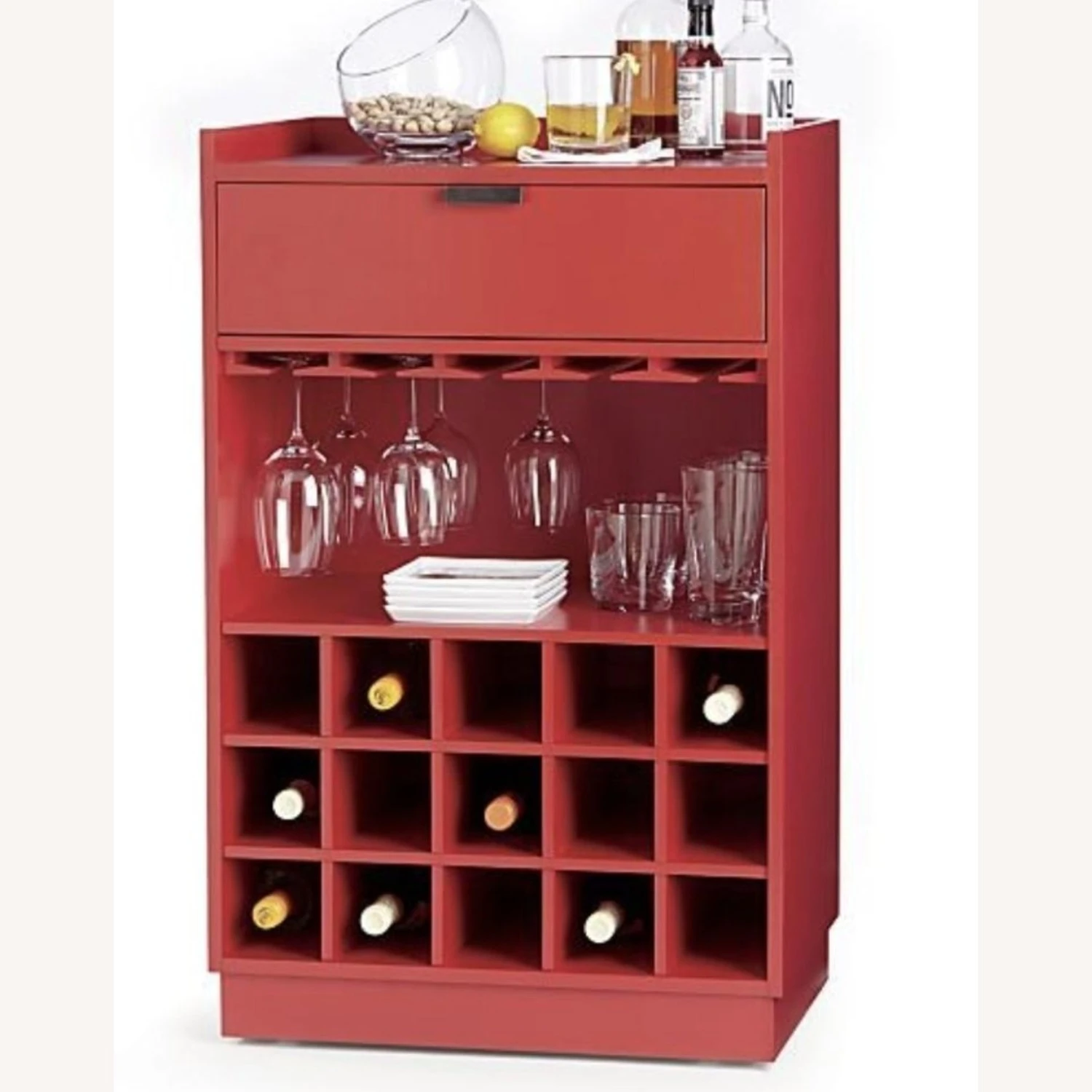 Crate & Barrel Wine And Bar Cart 7 Crate & Barrel Wine And Bar Cart - Image 5
