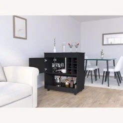 Other Aloha Bar Cart ,Living Room -Black