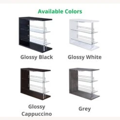 Other Bar Unit In Weathered Grey & Clear Glass Finish