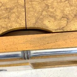 Vintage Modern Bar Cart With Expandable Top