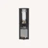 Other Corner Bar Cabinet Rialto, 3 Shelves, Black Finish 2 Other Corner Bar Cabinet Rialto, 3 Shelves, Black Finish -Home Furnishings Store 1500 1500 frame 0 4446