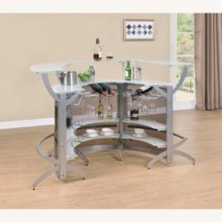 Other 3-Piece Bar Unit Set In Smoked Acrylic & Silver 9 Other 3-Piece Bar Unit Set In Smoked Acrylic & Silver -Home Furnishings Store 1500 1500 frame 0 4457