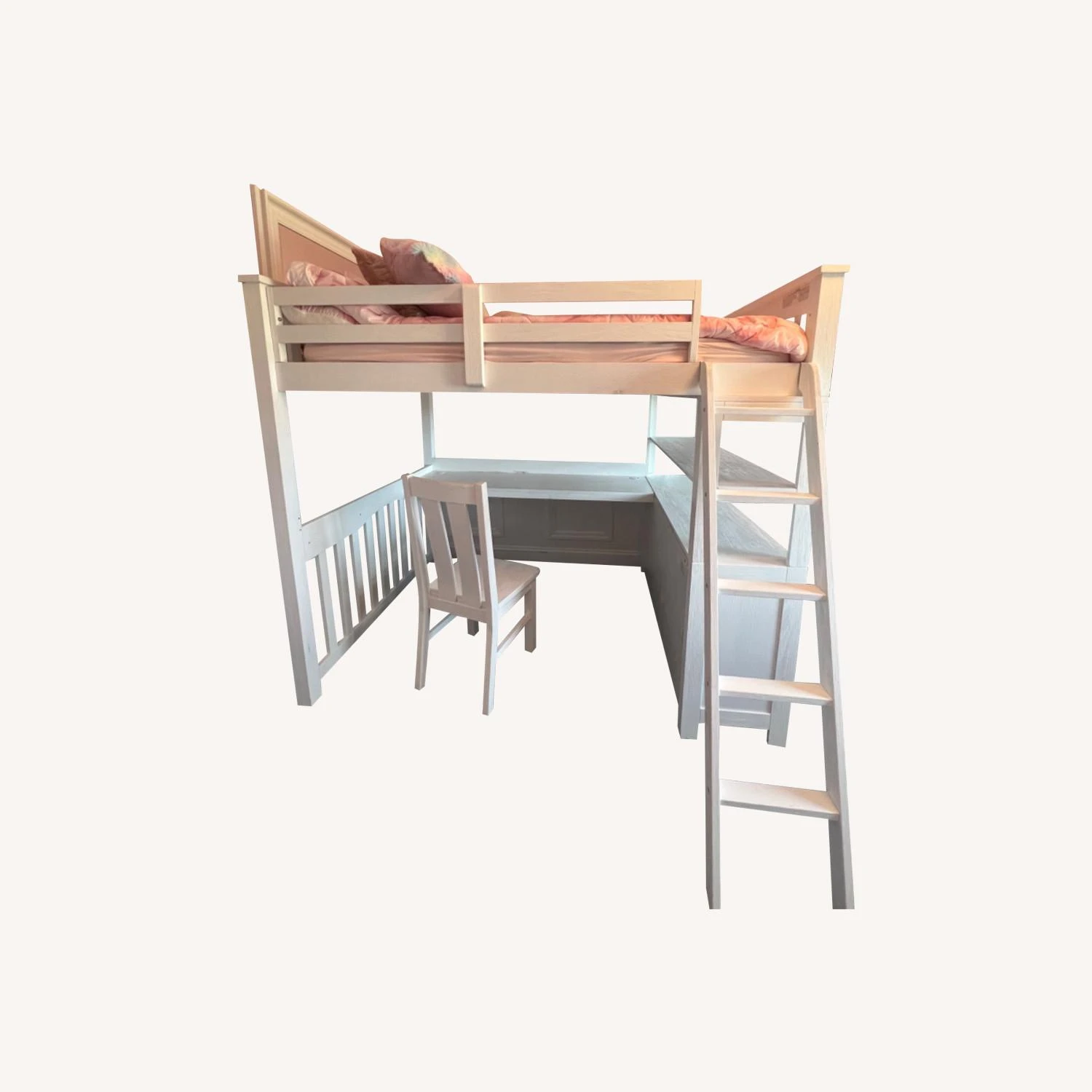 Wayfair Full Size Loft Bed With Desk And Drawers 4 Wayfair Full Size Loft Bed With Desk And Drawers - Image 2