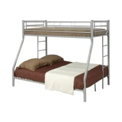 Other Twin/Full Bed In Silver Finish W/ Built-In Ladder -Home Furnishings Store 1500 1500 frame 0 4605