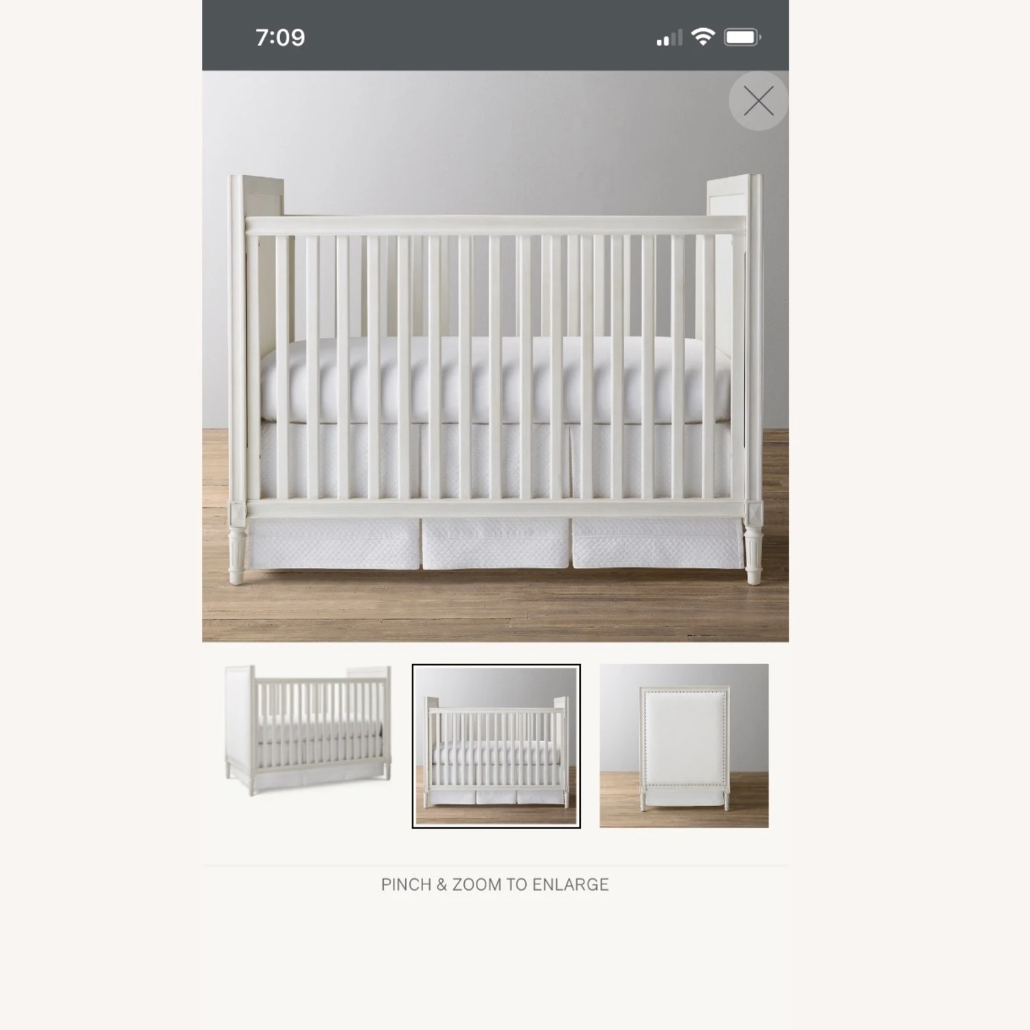 Restoration Hardware Marcelle Crib & ConversionKit 5 Restoration Hardware Marcelle Crib & ConversionKit - Image 3