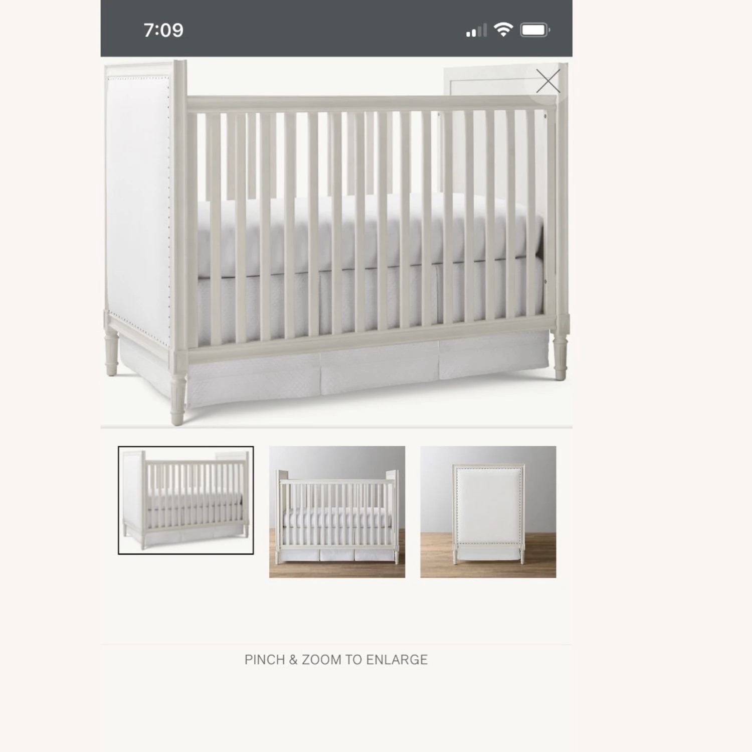 Restoration Hardware Marcelle Crib & ConversionKit 6 Restoration Hardware Marcelle Crib & ConversionKit - Image 4