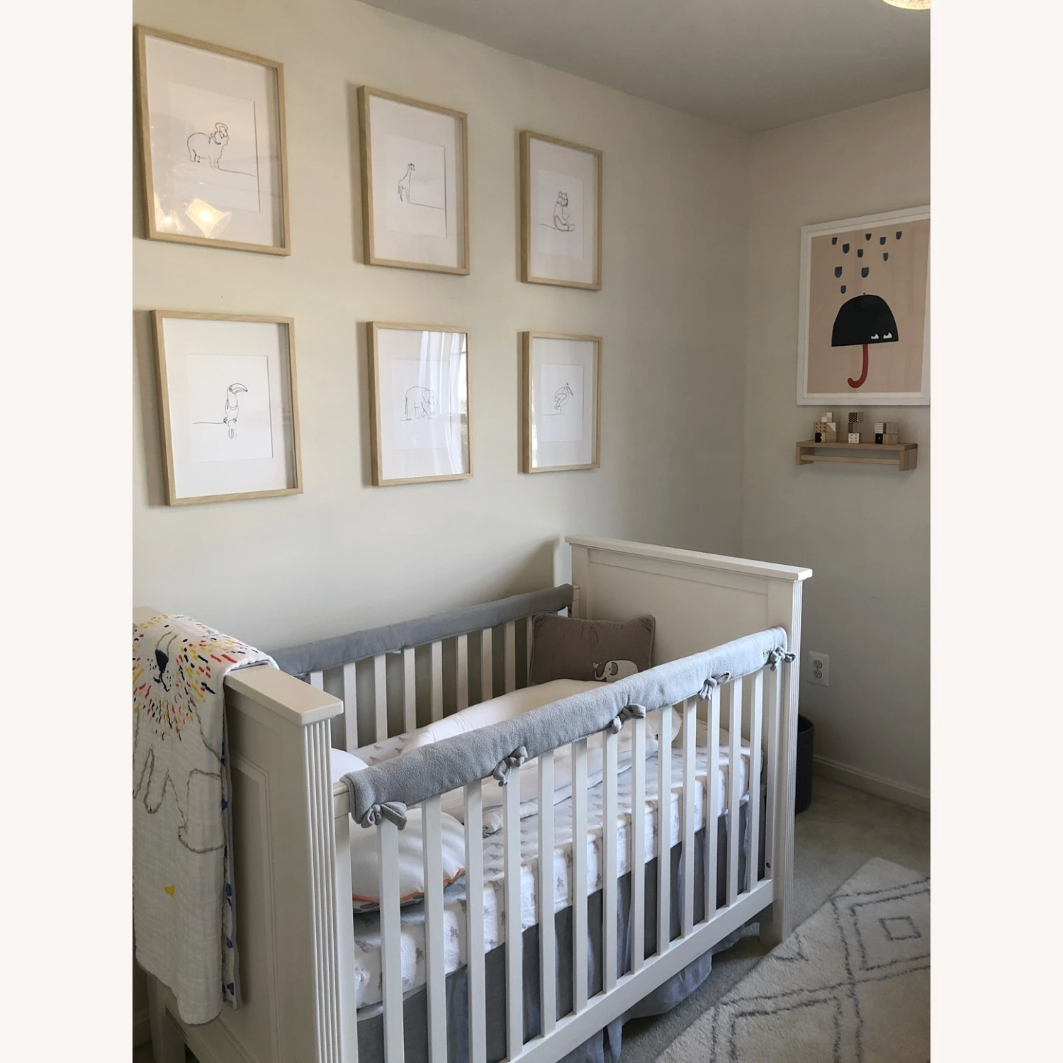 Pottery Barn Kids White Fillmore Crib 3 Pottery Barn Kids White Fillmore Crib