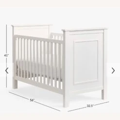Pottery Barn Kids White Fillmore Crib 8 Pottery Barn Kids White Fillmore Crib -Home Furnishings Store 1500 1500 frame 0 4662