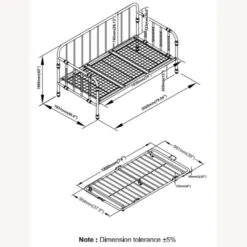 Other Daybed In Black Metal With Gauge Steel Tubing -Home Furnishings Store 1500 1500 frame 0 4733