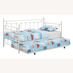 Other Twin Daybed In White Metal W/ Ornamental Accents -Home Furnishings Store 1500 1500 frame 0 4748