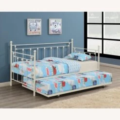 Other Twin Daybed In White Metal W/ Ornamental Accents -Home Furnishings Store 1500 1500 frame 0 4749