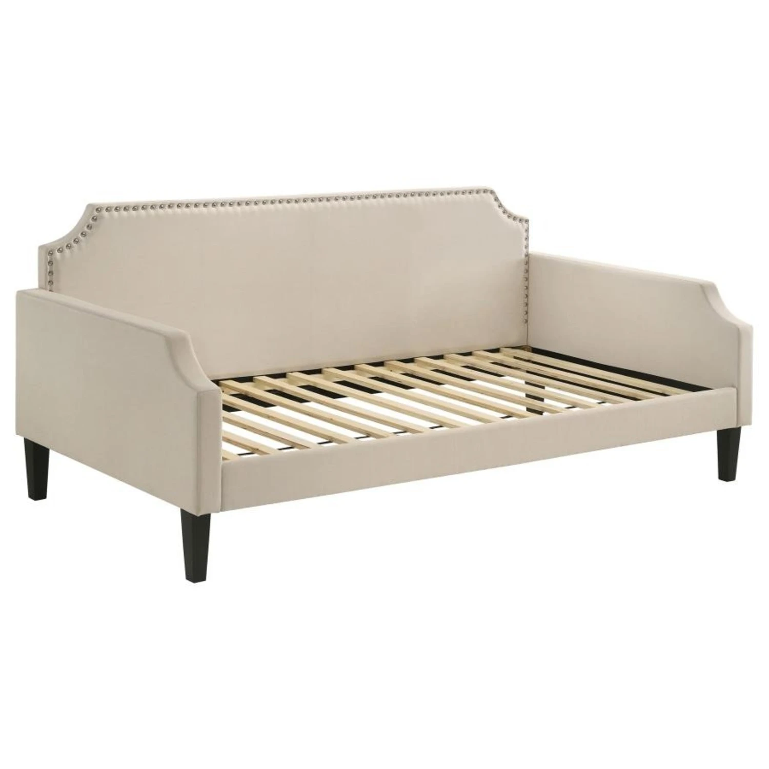Other Twin Daybed In Taupe Woven Fabric W Slat Kits 9 Other Twin Daybed In Taupe Woven Fabric W Slat Kits - Image 7