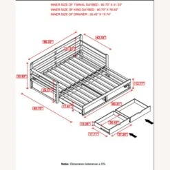 Other Rustic Twin XL Daybed In Grey Finish W/ Trundle -Home Furnishings Store 1500 1500 frame 0 4864