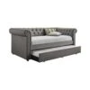 Other Twin Daybed W/ Trundle In Grey Fabric Upholstery -Home Furnishings Store 1500 1500 frame 0 4900