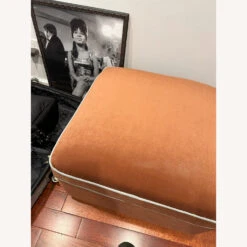 Rust Velvet Storage Ottoman Blue Piping 26x26 15 Rust Velvet Storage Ottoman Blue Piping 26x26 -Home Furnishings Store 1500 1500 frame 0 4924