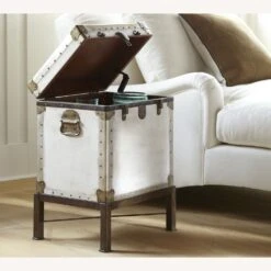 Pottery Barn Ludlow Rectangular Trunk End Table -Home Furnishings Store 1500 1500 frame 0 4927