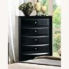 Other Chest In Black Finish W/ Brushed Chrome Knobs -Home Furnishings Store 1500 1500 frame 0 4964