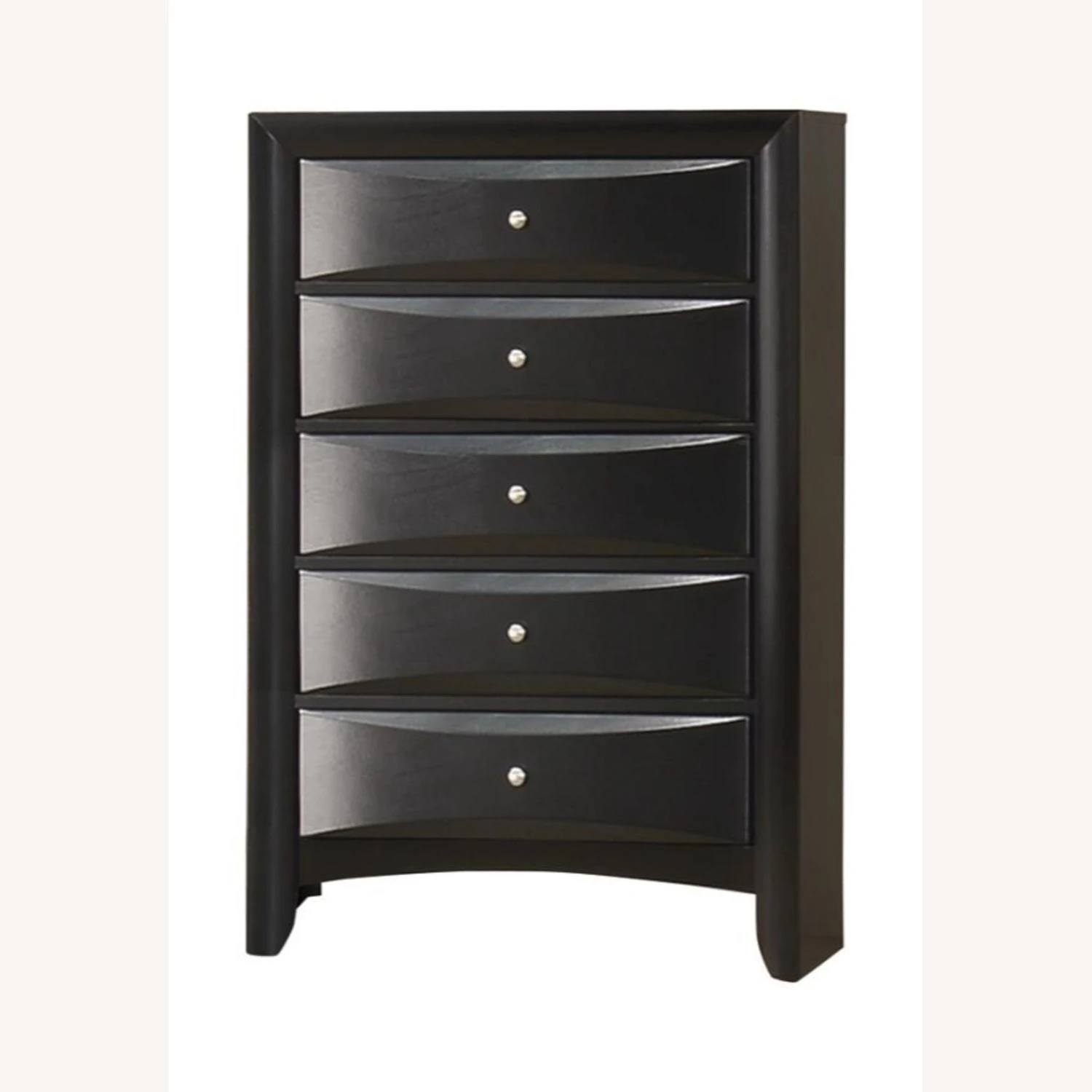 Other Chest In Black Finish W/ Brushed Chrome Knobs 5 Other Chest In Black Finish W/ Brushed Chrome Knobs - Image 3