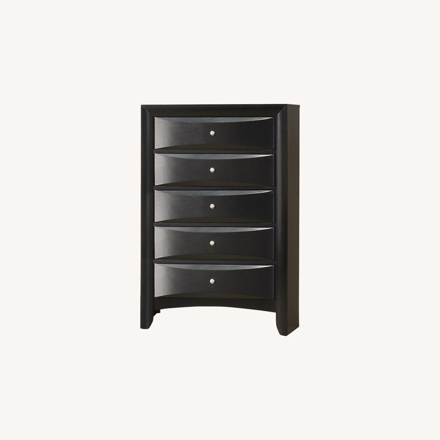 Other Chest In Black Finish W/ Brushed Chrome Knobs 7 Other Chest In Black Finish W/ Brushed Chrome Knobs - Image 5