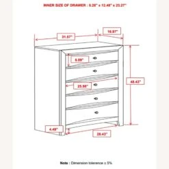 Other Chest In Black Finish W/ Brushed Chrome Knobs 13 Other Chest In Black Finish W/ Brushed Chrome Knobs -Home Furnishings Store 1500 1500 frame 0 4969