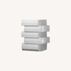 Other Chest In White Lacquered Finish