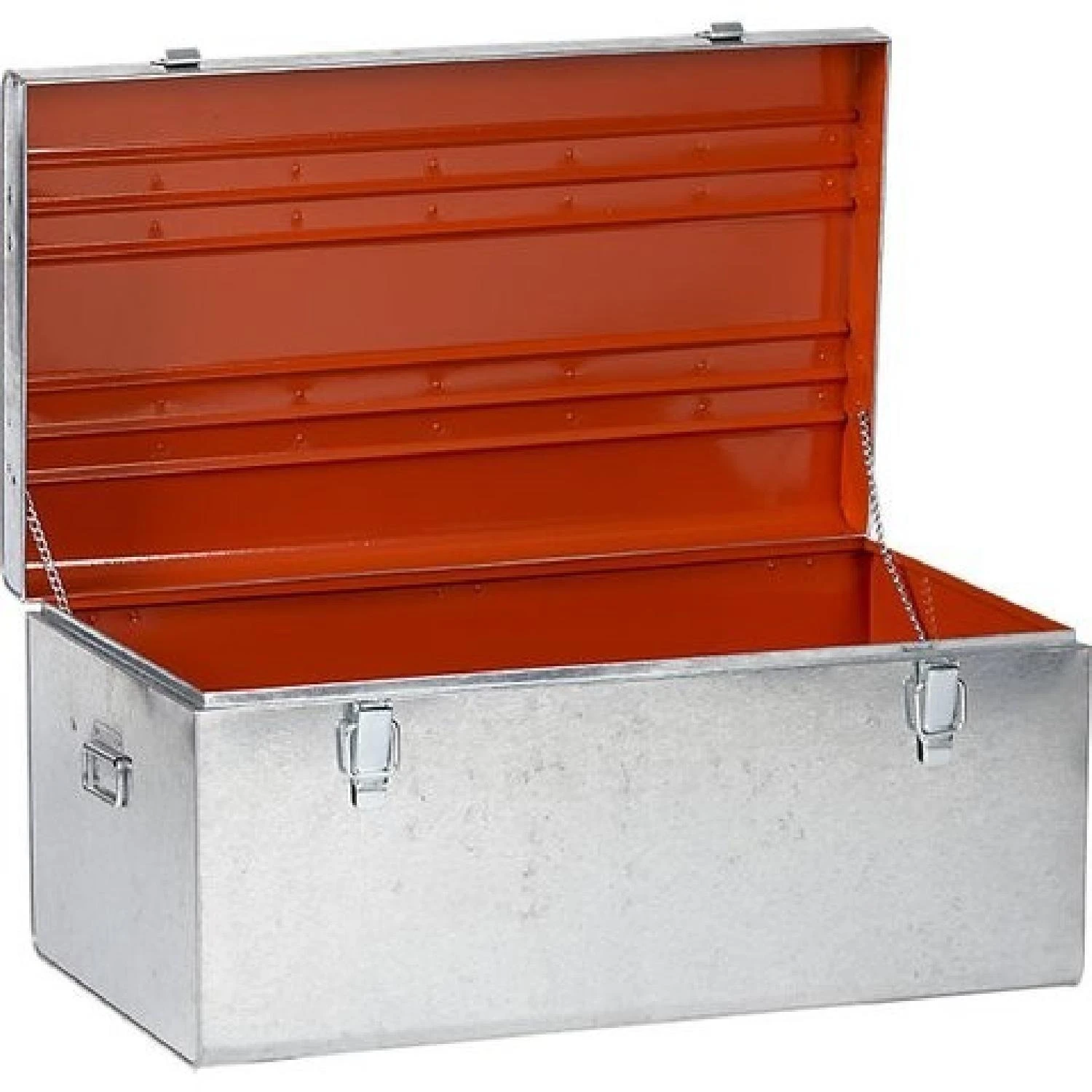 CB2 Galvanized Trunk 4 CB2 Galvanized Trunk - Image 2