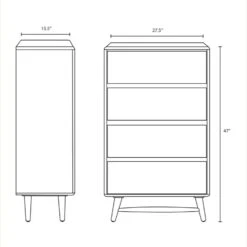 Other Retro Style Chest In Chestnut Wood Grain Veneer -Home Furnishings Store 1500 1500 frame 0 5149