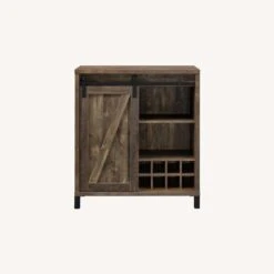 Other Bar Cabinet In Rustic Oak Finish W/ Barn Door -Home Furnishings Store 1500 1500 frame 0 52