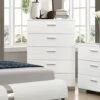 Other Chest In Glossy White W/ Chrome Metal Handles -Home Furnishings Store 1500 1500 frame 0 5212