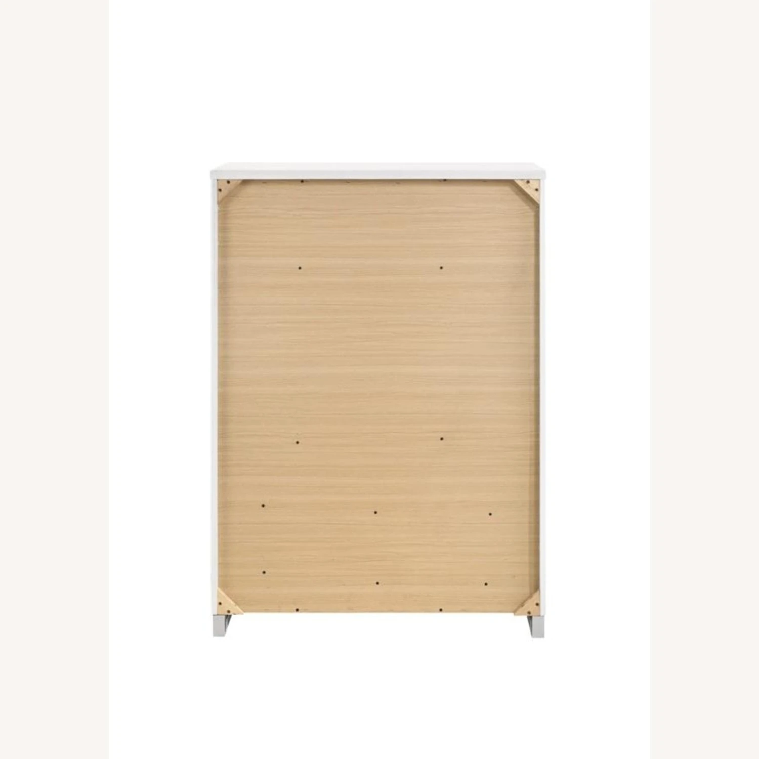 Other Chest In Glossy White W/ Chrome Metal Handles 8 Other Chest In Glossy White W/ Chrome Metal Handles - Image 6